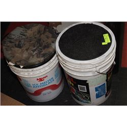 PAIR OF ICE FISHING BUCKETS