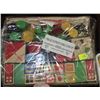 Image 1 : BOX W/ CHILDRENS BLOCKS & PLAY MAT