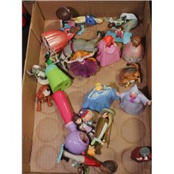 TRAY OF WALT DISNEY FIGURINES