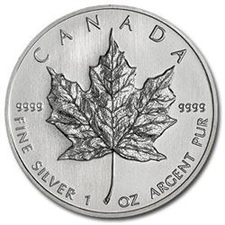 .999 Silver Canadian Maple Leaf Coin