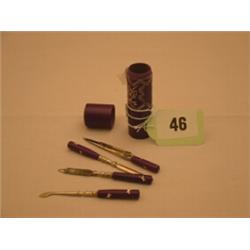 Unusual Art Deco manicure set…
