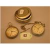 Image 1 : Two pocket watches to include Duke railway timekeeper's plus tobacco pot…