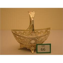 Circa 1900 German silver pierced basket…