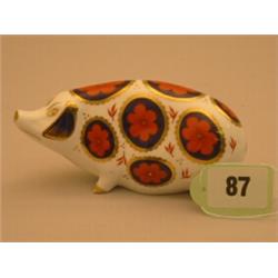 Royal Crown Derby pig paperweight…