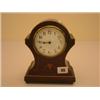 Image 1 : Late 19c shaped mantel clock with inlay decoration…
