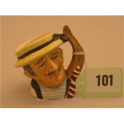 Royal Doulton miniature character jug of 'The Gondolier', no. D6595…