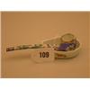 Image 1 : Enamel pipe plus ceramic pipe holder with crossed swords mark…