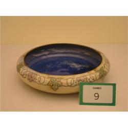 Royal Doulton Lambeth dish with leaf and grape decoration, 10" diam.…