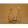 Image 1 : Late Georgian cut glass decanter plus one other…