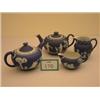 Image 1 : Two early Wedgwood jasperware teapots plus two cream jugs…