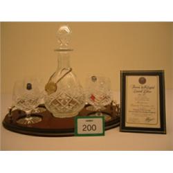 Webb crystal limited edition Sherbourne decanter set, no.75 of 250…