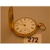 Image 1 : 18ct gold fusee full Hunter pocket watch…