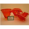 Image 1 : Three pieces of Murano decorative sweetmeat glass dishes…