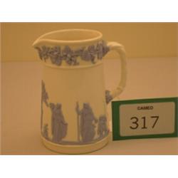 Wedgwood embossed Queensware jug, 5" high…