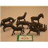 Image 1 : Eight bronze horses entitled 'The Horse and the fly'…