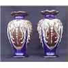 Image 1 : Pair of Doulton Lambeth vases in Art Nouveau design by Frank Butler circa 1905, 11" high…