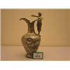 Image 1 : Art Nouveau metal water jug with relief moulding depicting maidens at water's edge with figured h…