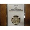 Image 1 : 1960-D WASHINGTON SILVER QUARTER NGC MS64