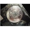 Image 1 : 1993 CANADA SILVER $5 MAPLE LEAF UNC ORIGINAL ROYAL CANADIAN MINT PACKAGING