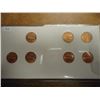 Image 2 : 1982-7 VARIETIES LINCOLN CENT SET (UNC)