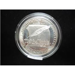 1987-S CONSTITUTION PROOF SILVER DOLLAR