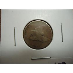 1857 FLYING EAGLE CENT