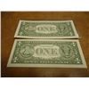 Image 2 : 2-2003-A $1 FRN'S LOW CONSECUTIVE SERIAL 'S UNC SERIAL NUMBERS ARE:G00003177H-G00003178H