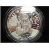 Image 1 : 1992 COOK ISLANDS 5 OZ. SILVER $100 PROOF 500 YEARS OF AMERICA 1492-1992