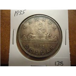 1935 CANADA SILVER DOLLAR