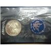 Image 2 : 1972-S  IKE SILVER DOLLAR UNCIRCULATED (BLUE PACK)
