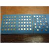 Image 1 : PARTIAL 1946 UP ROOSEVELT DIME SET 67 COINS INCLUDING 47 SILVER IN WHITMAN ALBUM (TORN)