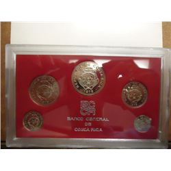 1976 COSTA RICA PROOF SET ORIGINAL MINT PACKAGING NORMAL RETAILS IS $70.00