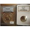 Image 1 : 2-SLABBED QUARTERS SEE DESCRIPTION 2002-P LOUISIANA PCGS MS65 AND 2004-P WISCONSIN NGC MS65