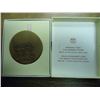 Image 1 : 2 1/4" BRONZE 1964 ISRAEL FESTIVAL MEDAL ORIGINAL MINT PACKAGING