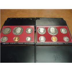 1976 & 1978 US PROOF SETS (WITH BOXES)