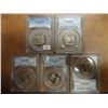 Image 1 : ALL 5-2002-P STATE QUARTERS SEE DESCRIPTION ALL ARE PCGS MS67'S, INDIANA, LOUISIANA, MISSISSIPPI, OH