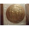 Image 2 : US MINT LIST MEDAL #648 3" BRONZE BENJAMIN FRANKLIN, ORIGINAL MINT PACKAGING SEALED