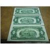 Image 2 : 1928-G,53-A & 63 $2 US NOTES RED SEALS