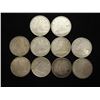 Image 1 : 10 ASSORTED 1950'S CANADA SILVER 10 CENTS