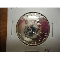 1963 FRANKLIN HALF DOLLAR PROOF