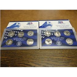 2003 & 2005 US 50 STATE QUARTERS PROOF SETS WITH BOXES