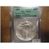 1995 AMERICAN SILVER EAGLE ICG MS69