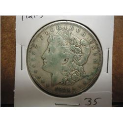 1921-S MORGAN SILVER DOLLAR VIRDIGRIS ON IT