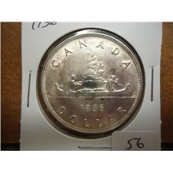 1936 CANADA SILVER DOLLAR