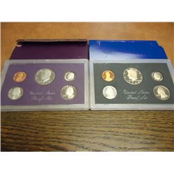 1983 & 1984 US PROOF SETS (WITH BOXES)