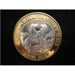 CASINO $10 SILVER TOKEN (UNC) 1997 BLACK BEAR CASINO AND HOTEL