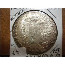 1780 AUSTRIA MARIA THERESIA THALER (SILVER)