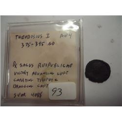 375-395 A.D. THEODOSIUS I ANCIENT COIN