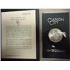 Image 1 : 1883 -CC GSA MORGAN SILVER DOLLAR (UNC) WITH ORIGINAL US MINT PACKAGING AND CERTIFICATE.