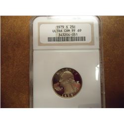 1979-S WASHINGTON QUARTER NGC PF69 ULTRA CAMEO